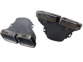 Koncovky výfuku Mercedes W213, GLC X253 černé