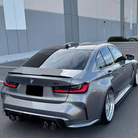 SPOILER KAPOTY BMW G20 18- LOOK M3 G80 LESK BLK