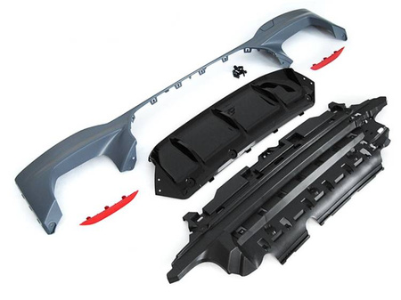 SPORTOVNÍ DIFUZOR DVA VÝFUKY BMW G30 G31 LCI