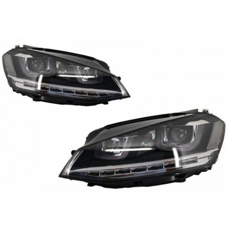 SVĚTLOMETY PRO VW GOLF VII 13-17 U-STYLE LED