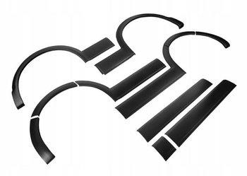 Prodloužení blatníků obložení dveří VW T6 2015+ KRÁTKÁ