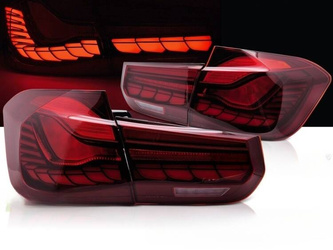 Zadní LED světla pro BMW F30 11-18 OLED červená