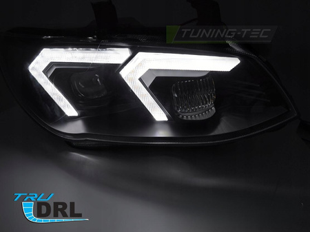 Světlomety LED DRL pro BMW E92 E93 LCI (2010-2013) - Náhradní xenonové světlomety, černé