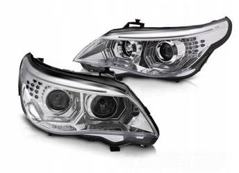 Led chromované světlomety pro BMW E60 E61 03-07