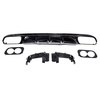 ZADNÍ DIFUZOR MERCEDES W213 SEDAN 16-23 LESKLÝ BLK