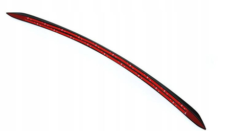 Zadní SPOILER BLACK pro MERCEDES W213 16-19 SEDAN