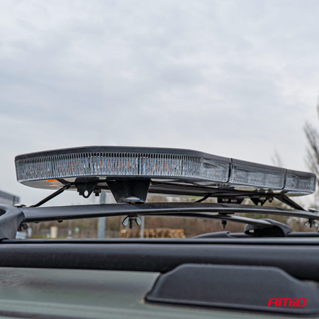 Beam LED výstražné světlo 51 funkcí 76cm schválení R65 R10 12-24V signální jednotka