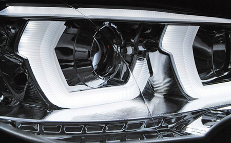 BMW X5 E70 07-13 Drl chromované 3d světlomety