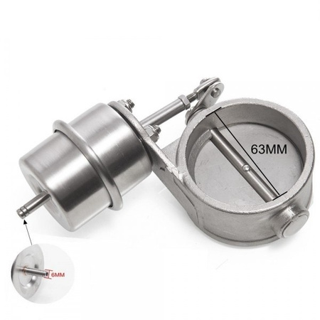 Nastavení podtlaku výfukové škrticí klapky 2,5"