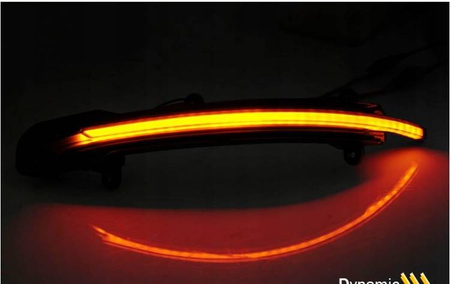 Dynamické blikání zrcátka audi q5 q7 kouřové LED diody