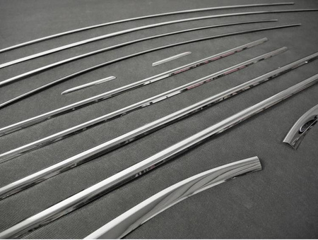 Lišty kolem bočních oken Škoda Superb 15+ SEDAN