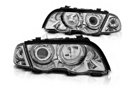 Světla Bmw E46 98-01 Sedan Ringi Led Chrome