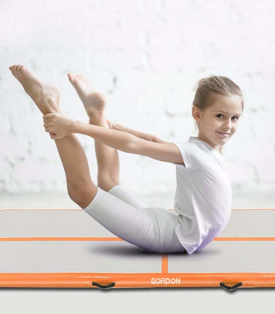 AIRTRACK 5 M ORANŽOVÁ AKROBATICKÁ DRÁHA GYMNASTICKÁ PODLOŽKA NAFUKOVACÍ MATRACE SILNÁ PUMP TAŠKA NA Cvičení ZÁBAVA PRO DĚTI DOSPĚLÉ
