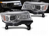 LED chromové lampy pro Jeep Grand Cherokee WK 14-21