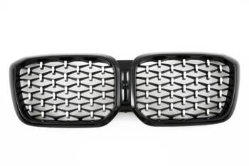 LEDVINOVÁ MŘÍŽKA BMW X3 X4 G01 G02 LCI DIAMANTOVÝ CHROM