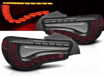 Kouřové LED OLED žárovky pro Toyotu GT86 12-21