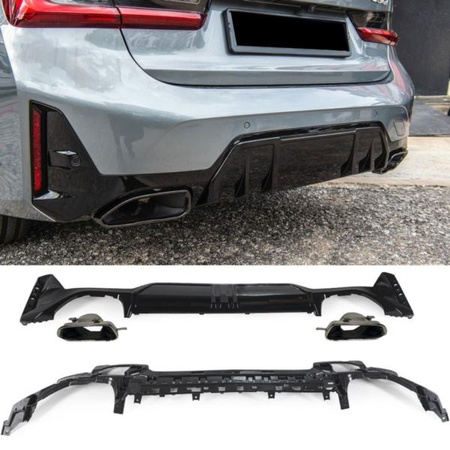 DIFUZOR BMW G20 G21 LCI 7/22 M PACKAGE 340D 340I CH