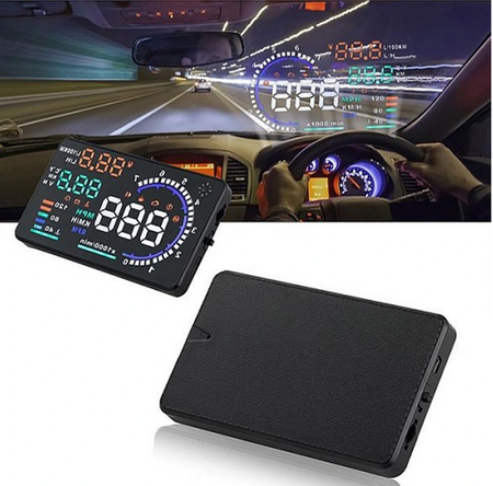 Projektor displeje LED LCD HUD OBD2 5,5 KLOKANŮ