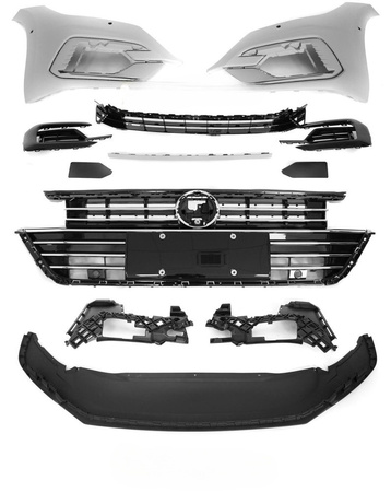 VW Arteon 17-20 sportovní chrom pdc přední nárazník