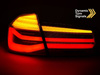 LED zadní světla pro BMW F30 11-18 LED bar seq red