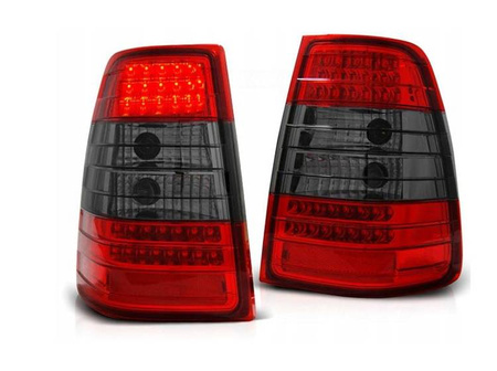 Zadní LED světla MERCEDES W124 KOMBI 85-95 RED SMOKE