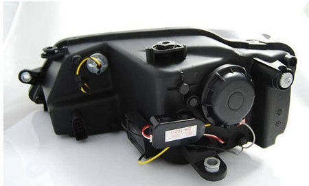 Světlomety Vw Jetta VI 11- černá led drl