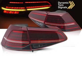 LED svítilny VW GOLF 7 13-19 ČERVENÁ LED SEKV