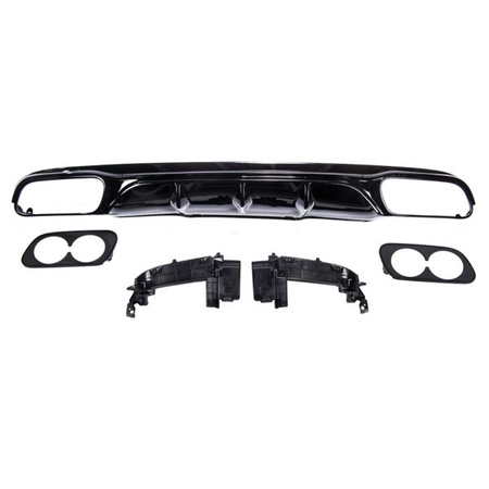 ZADNÍ DIFUZOR MERCEDES W213 SEDAN 16-23 LESKLÝ BLK