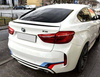 SPOILER ZADNÍCH DVEŘÍ BMW X6 F16 15- ABS LESKLÁ ČERNÁ
