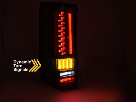 LED červenobílá sekvenční zadní světla VW Crafter / MAN TGE 2017