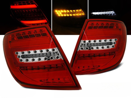 LED žárovky Mercedes třídy C W204 Kombi 07-10R LED BAR RED