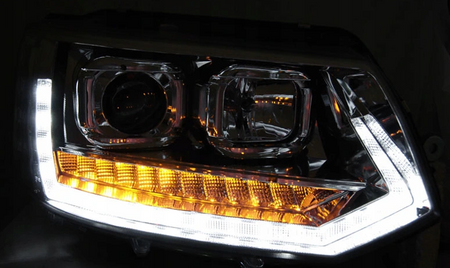 Světla Vw T5 2010-2015 Led Tube Chrome T6 Look Dts