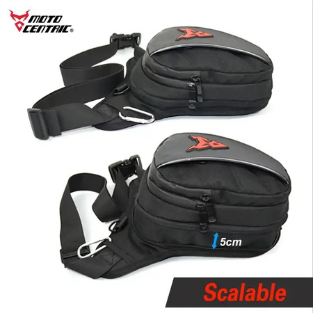 Motocentrická taška na nohy / Červená