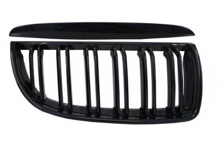 MŘÍŽKA (LEDVINOVÁ) BMW E90 E91 05-08 LESKLÁ ČERNÁ