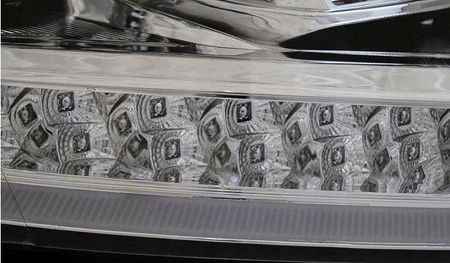 Vw T6 15- chromová trubice světla vedla drl světlomety