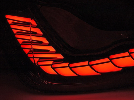Zadní LED světla pro BMW F30 11-18 OLED kouřová
