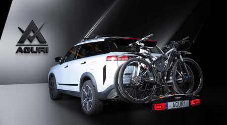 Nosič kol na tažné zařízení Aguri Active Bike PRO pro 2 kola E-BIKE x 30 kg 2025