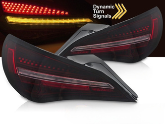 Zadní LED světla pro Mercedes CLA C117 13-16 černá červená