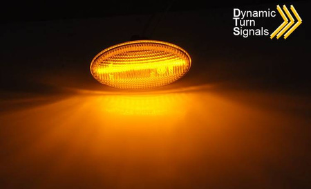 Boční led indikátory. Peugeot 107 206 307 Citroen C1 C2 C3 C4