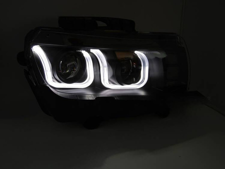 Světlomety pro Chevrolet Camaro 13-15 černé LED
