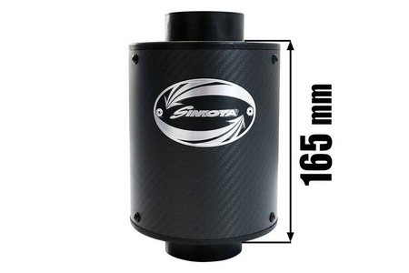 Airbox 170x130 77mm kuželový uhlíkový sportovní filtr
