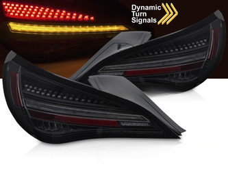 Zadní LED světla pro Mercedes CLA C117 13-16 černá kouřová