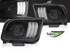 FORD MUSTANG 04-09 Tube Light Černé světlomety