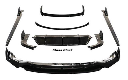 AERO BODY KIT BMW X5 G05 18- M-TECH LESKLÁ ČERNÁ