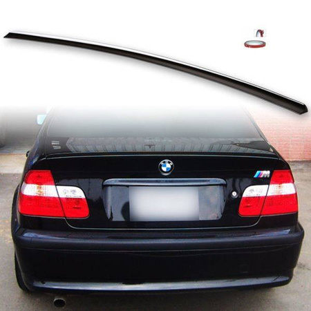 SPOILER BMW E46 98-05 4D LOOK M3 LESKLÝ ČERNÝ