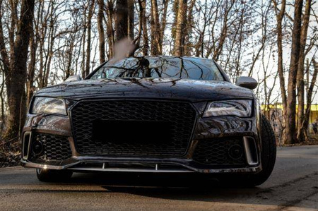 PŘEDNÍ NÁRAZNÍK A7 4G 10-14 RS7-OPTIK ČERNÝ